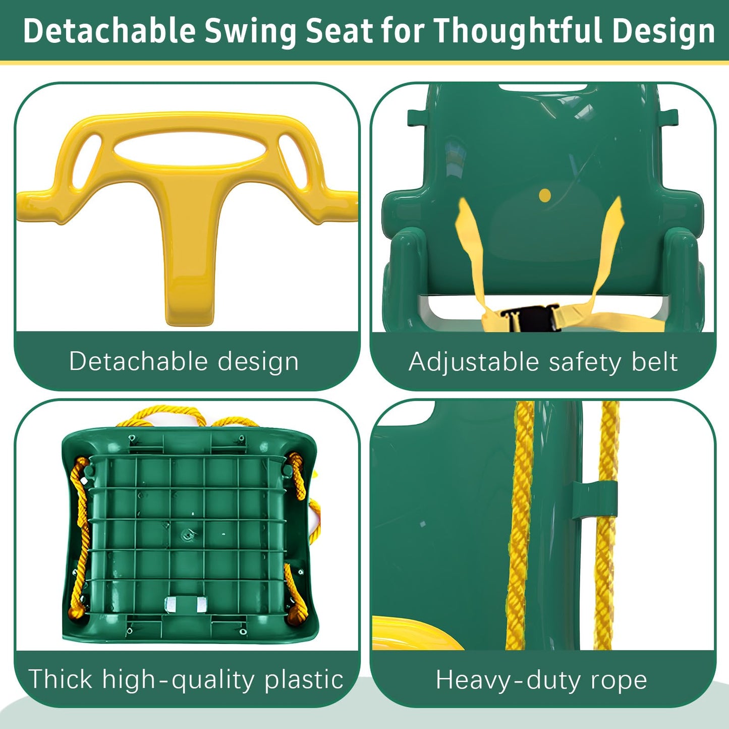 Yozoia Taleco Gear: 2-in-1 Toddler Swing & Baby Jumper - Foldable Indoor/Outdoor
