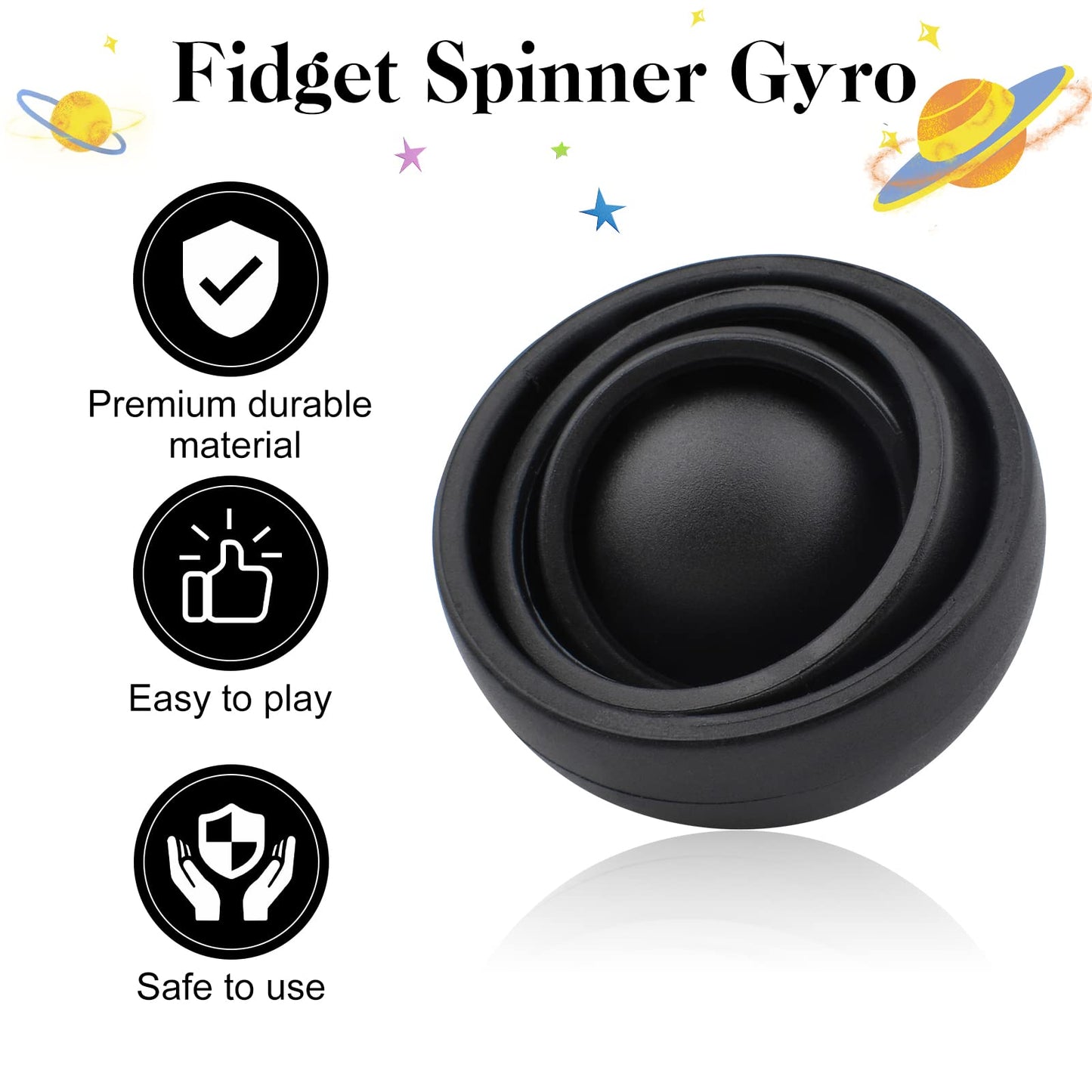 Yrissmiss Fidget Toys – Stress Relief Spinner for Adults & Kids (ADHD & Autism)