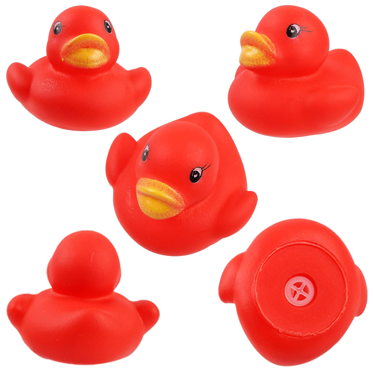 YsesoAi 50 Pcs Rubber Ducks Bath Toy – Multicolor Mini Floating Duck Set for Bath, Party Favors & Gifts