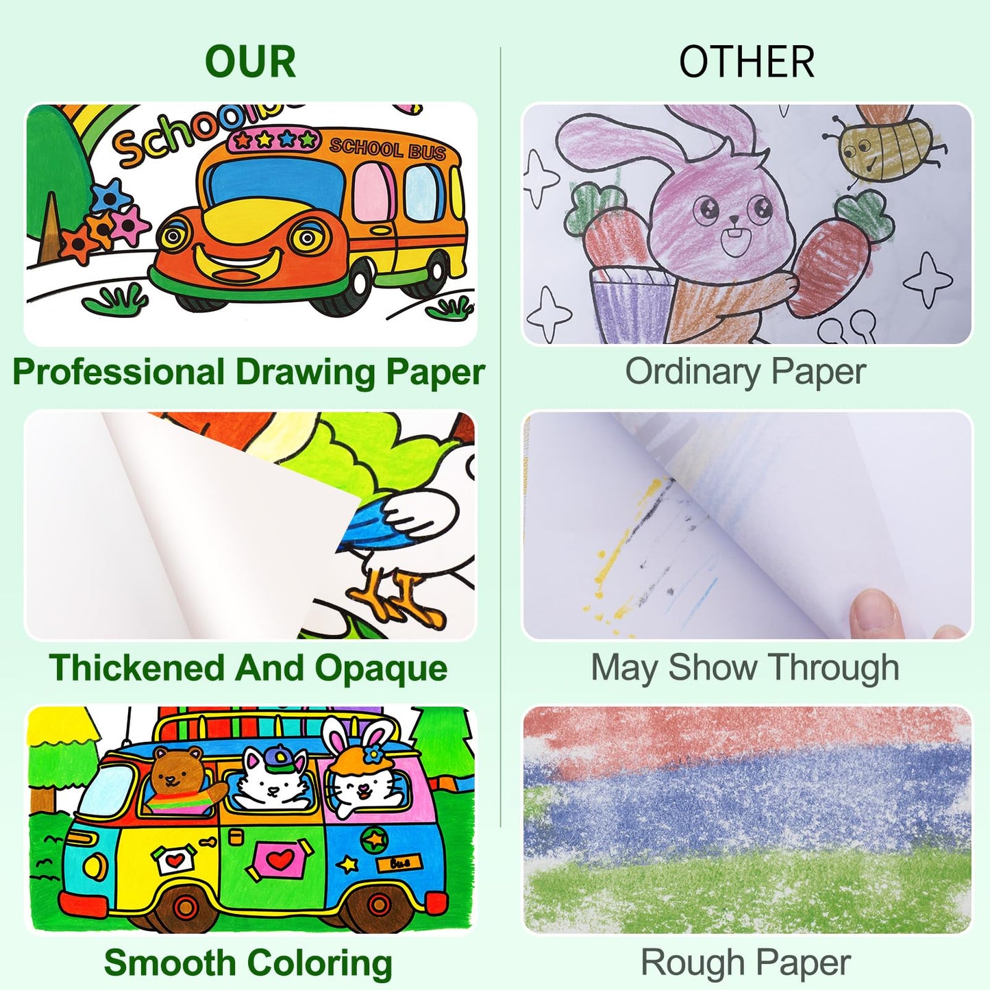 YSNYSN 3-in-1 Crayons Themed Set – 8 Colors with Fruits & Vegetables + Wonderful Forest Coloring Books