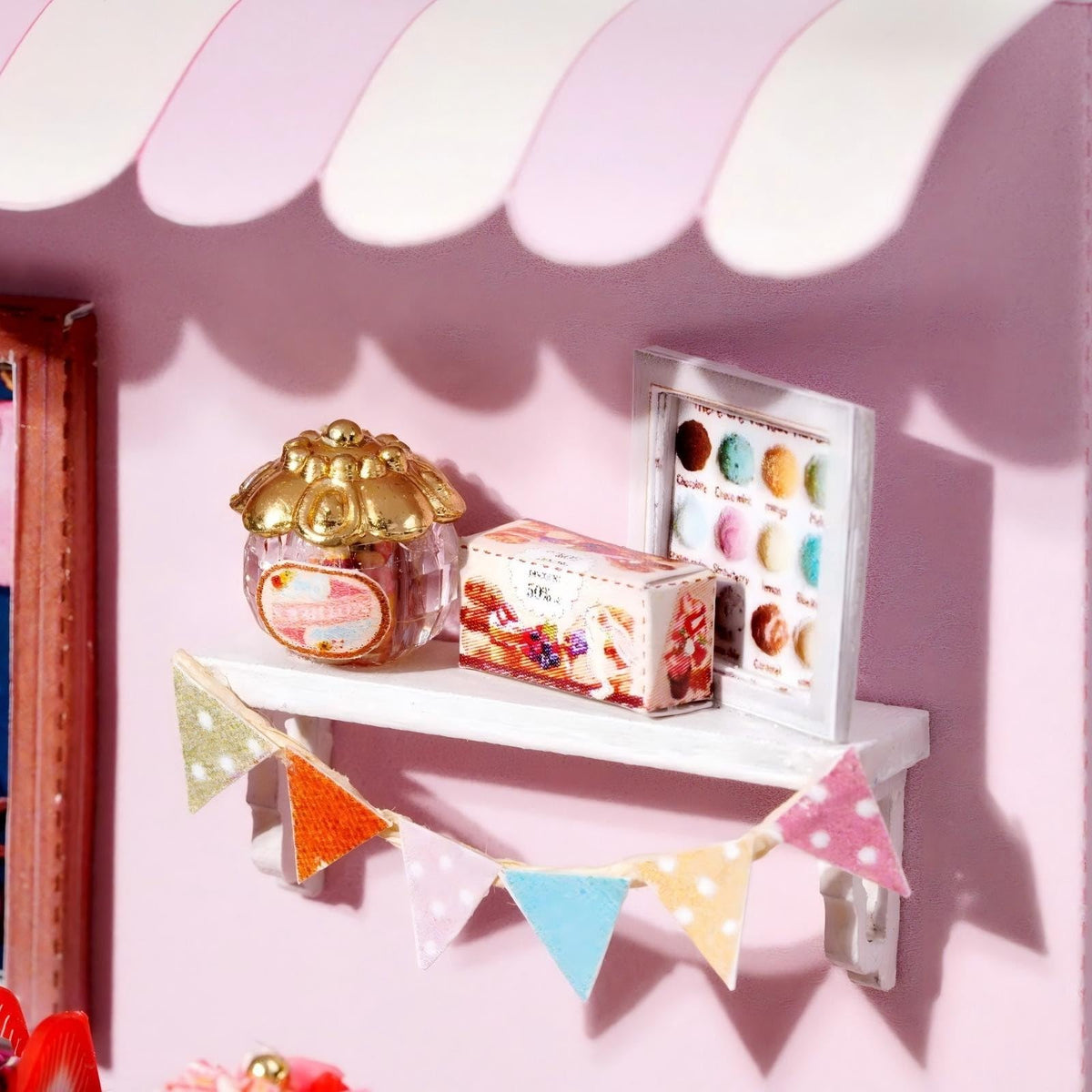 YSWOOD WORLD Sweet Talk DIY Miniature House Kit with LED & Dust Cover