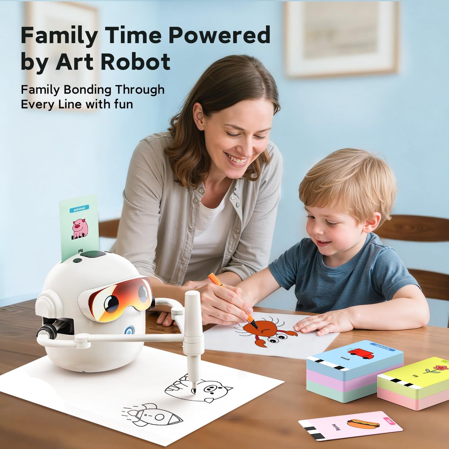 Ytcx.Tech Drawing Robot for Kids – Interactive Montessori Art Learning Toy