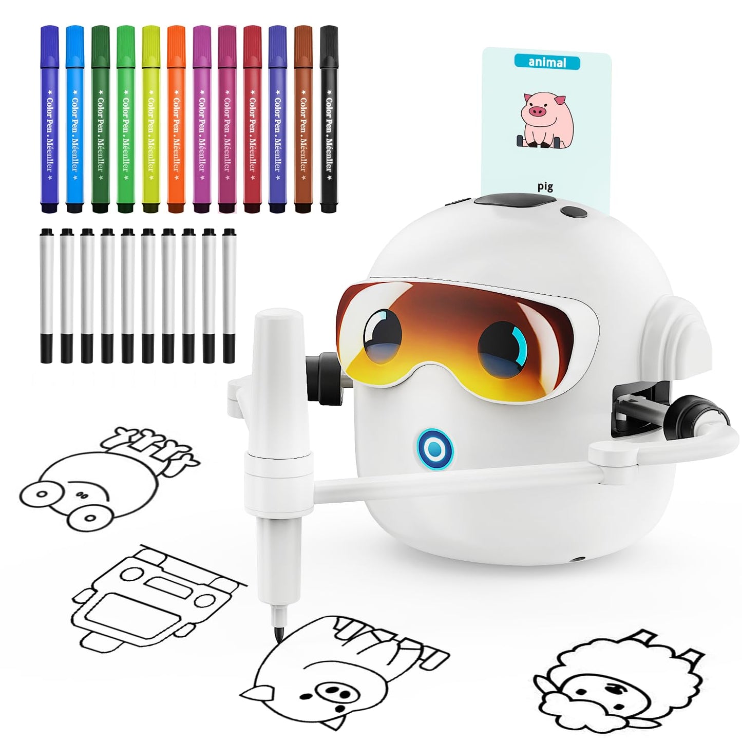 Ytcx.Tech Drawing Robot for Kids – Interactive Montessori Art Learning Toy