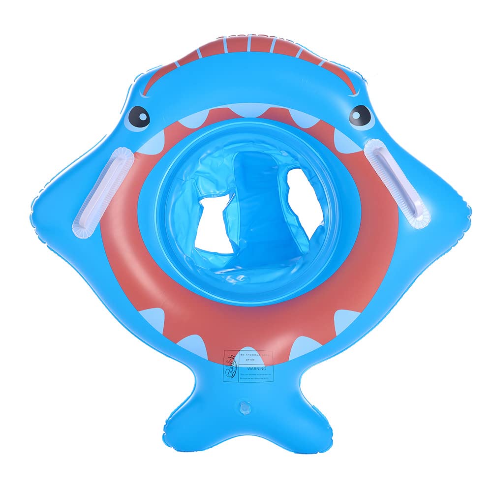 YUERFEILA Baby Shark Swim Ring with Seat – Toddler Pool Float