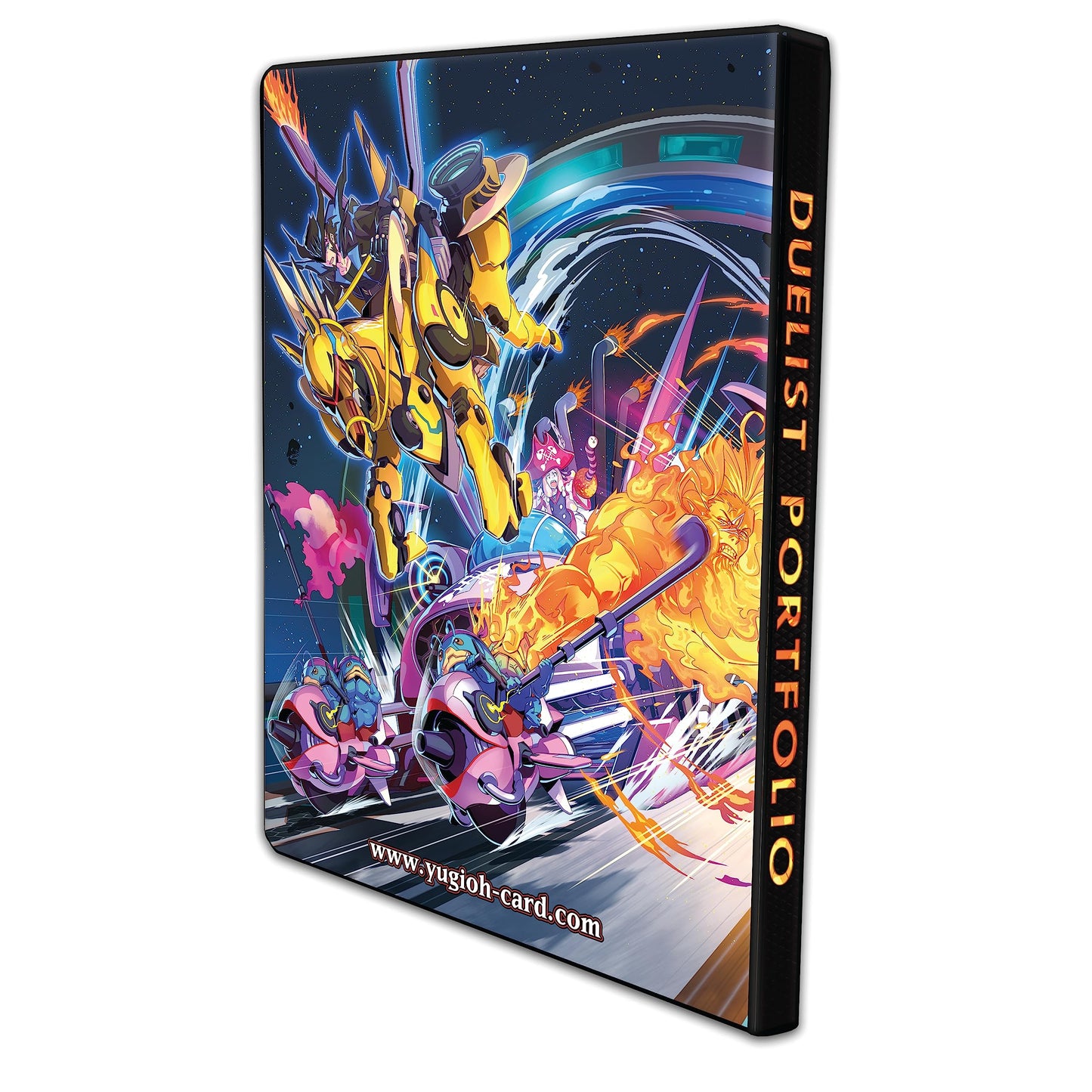 Yu-Gi-Oh! 9-Pocket Duelist Portfolio with Gold Pride Cards | TRADING CARD GAME Storage