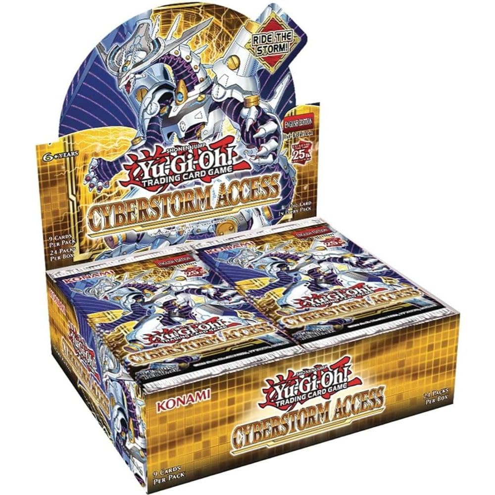 Yu-Gi-Oh! Cyberstorm Access Booster (24 Packs) – 100 New Cards for Fresh Strategies
