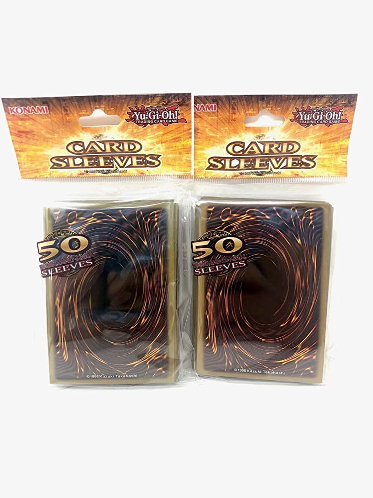 YU-GI-OH! Deluxe Card Sleeves (2 Pack) – 100 Back-Pattern Protectors