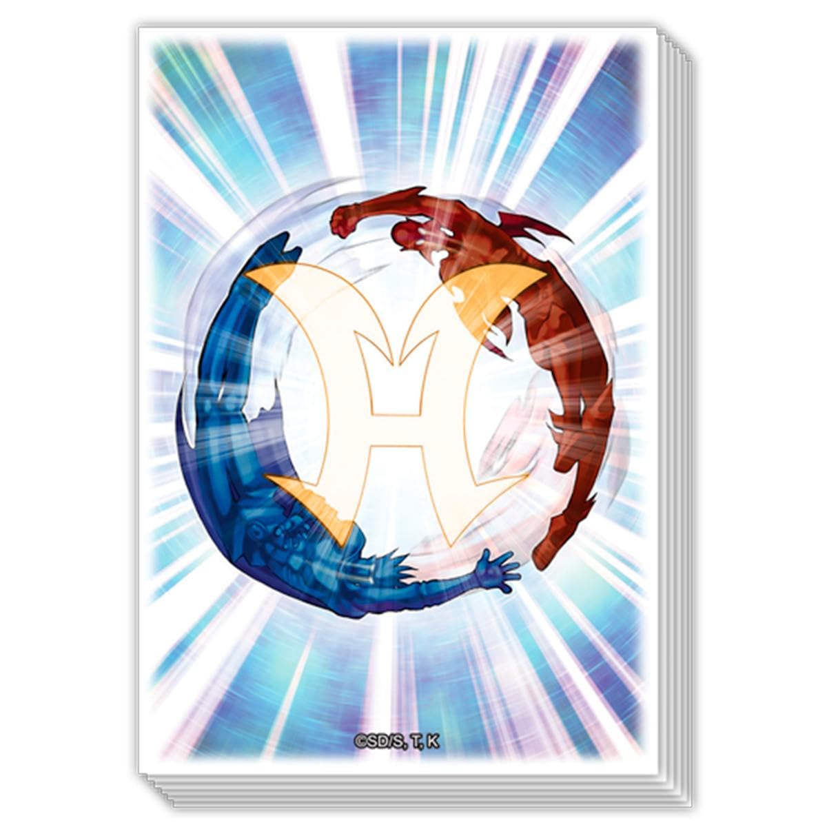 Yu-Gi-Oh! Elemental Hero Card Sleeves (50-Pack) – Konami Official Deck Protectors, Tournament Legal