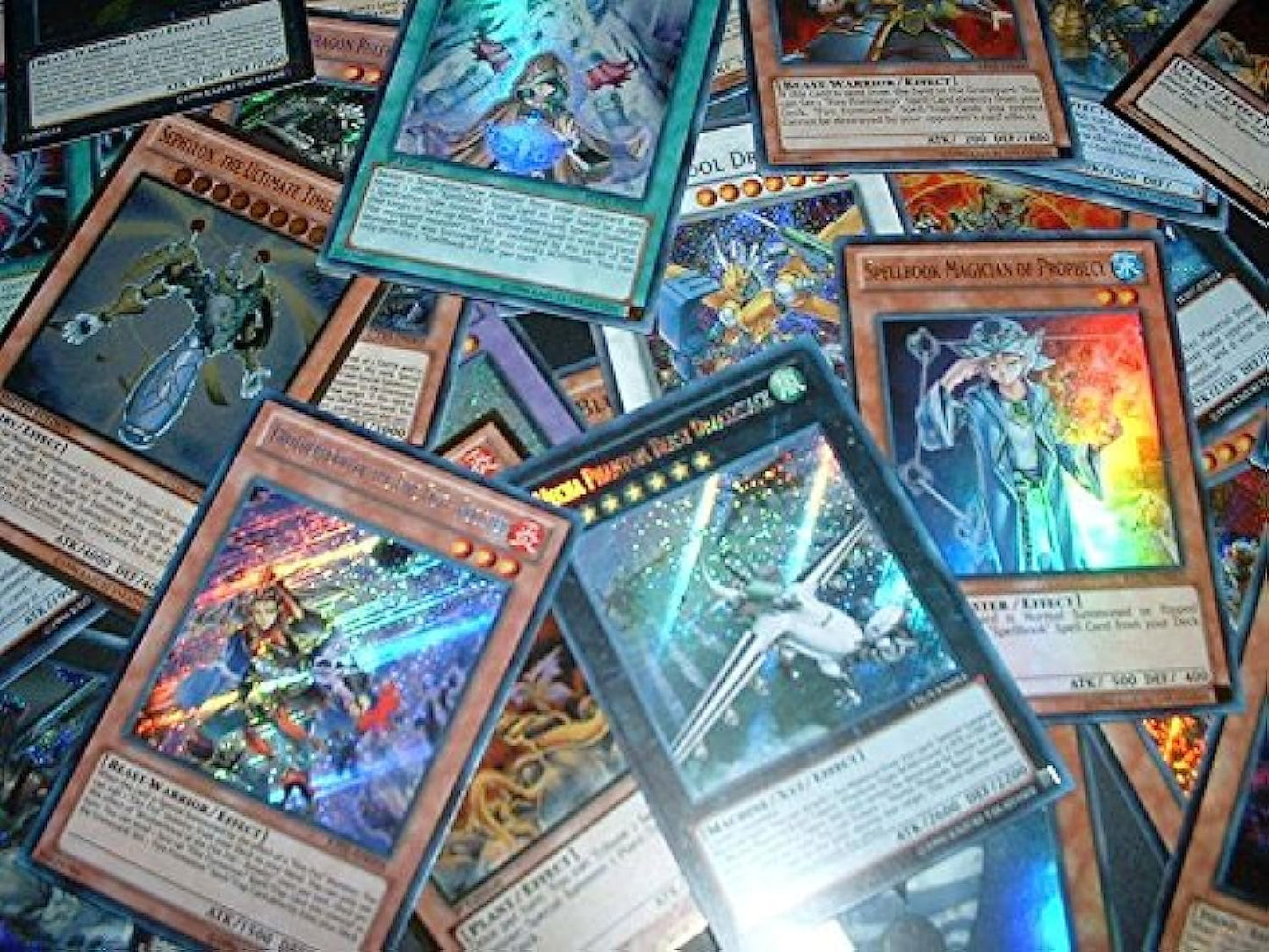 25 Assorted Yu-Gi-Oh! Foil Rares Cards - All Foil Cards Included