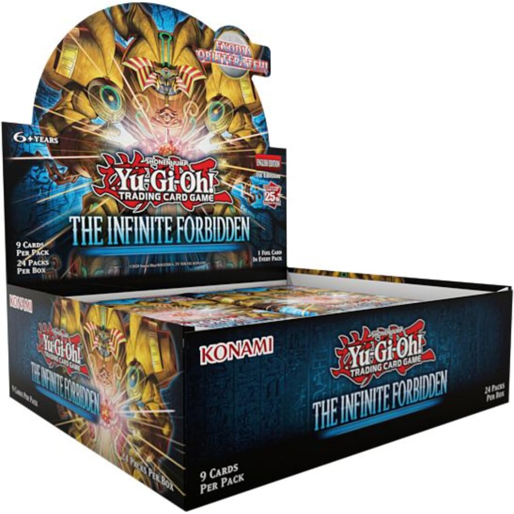 YU-GI-OH! The Infinite Forbidden Booster Box (24 Packs) – 100 New Cards & Rare Pulls