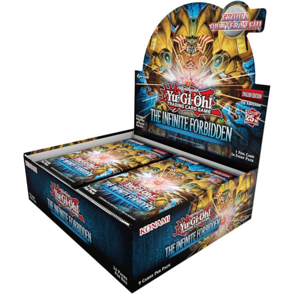YU-GI-OH! The Infinite Forbidden Booster Box (24 Packs) – 100 New Cards & Rare Pulls