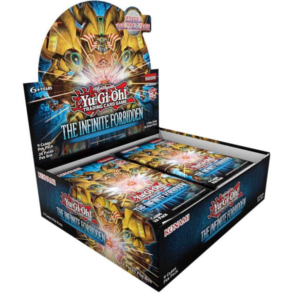YU-GI-OH! The Infinite Forbidden Booster Box (24 Packs) – 100 New Cards & Rare Pulls