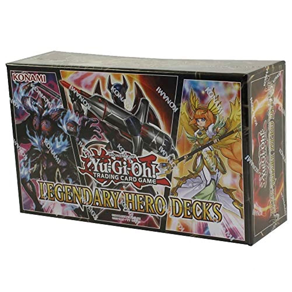 Yu-Gi-Oh! Legendary Hero Decks – 150 Cards, 5 Ultra Rare, Destiny Hero Fusion Power