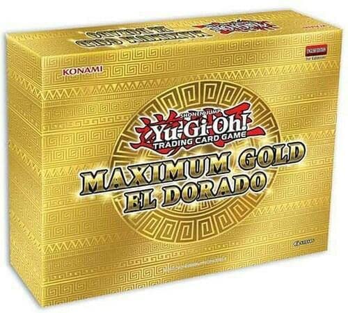 Yu-Gi-Oh! Maximum Gold El Dorado Booster Sealed Display Box – 5 Mini-Boxes, 20 Packs