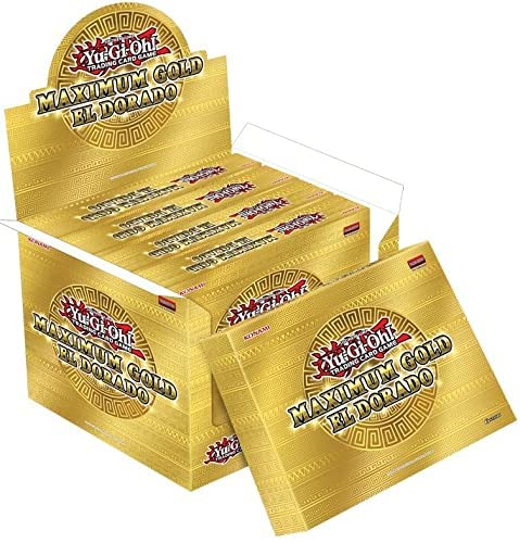 Yu-Gi-Oh! Maximum Gold El Dorado Booster Sealed Display Box – 5 Mini-Boxes, 20 Packs