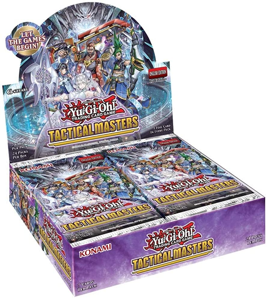 Yu-Gi-Oh! Tactical Masters Booster Box – 60-Card Set (1st Edition English)