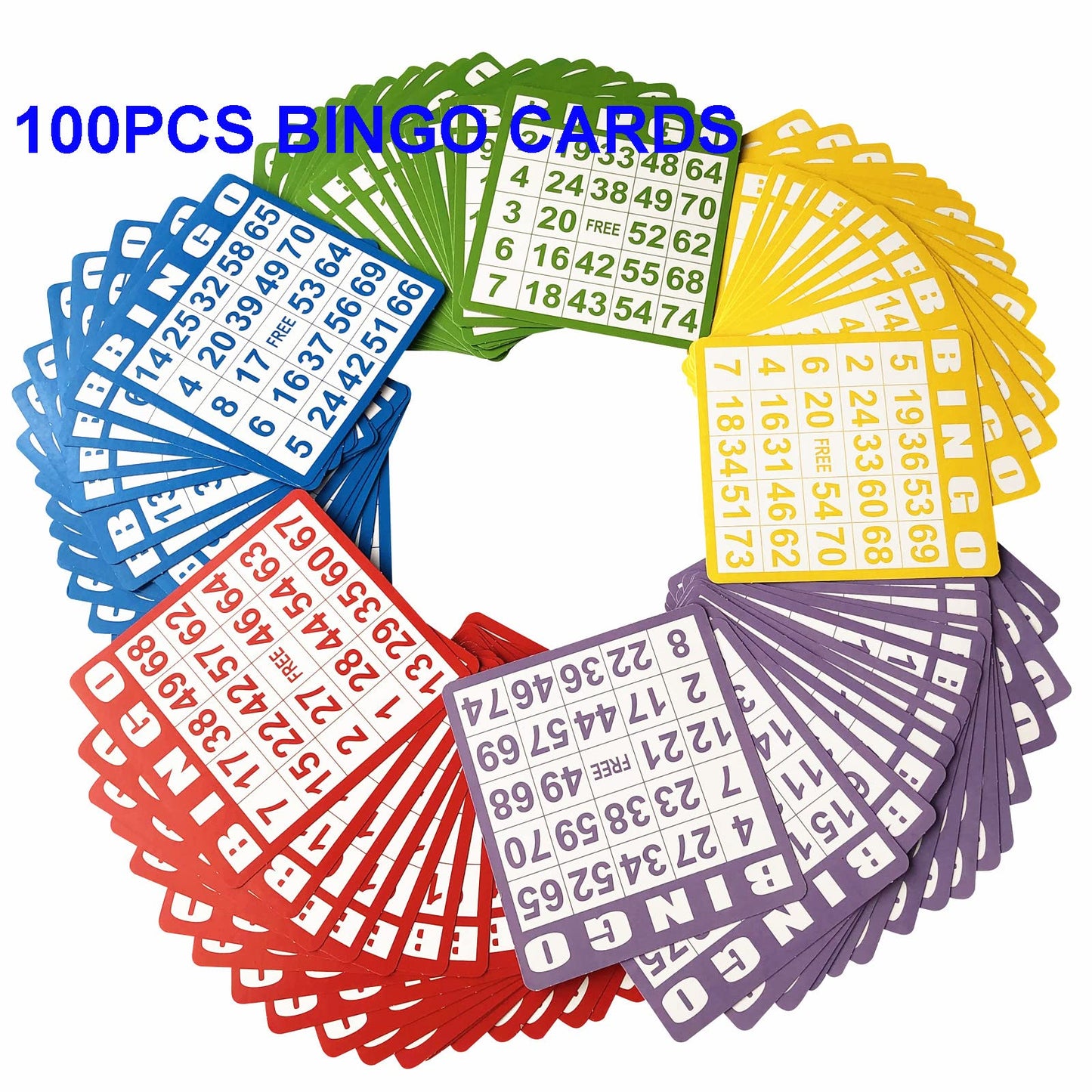 Yuanhe Jumbo Bingo Game Set – 11-Inch Metal Cage, 7-8-Inch Balls, 500 Chips, 100 Cards for Large Group Games
