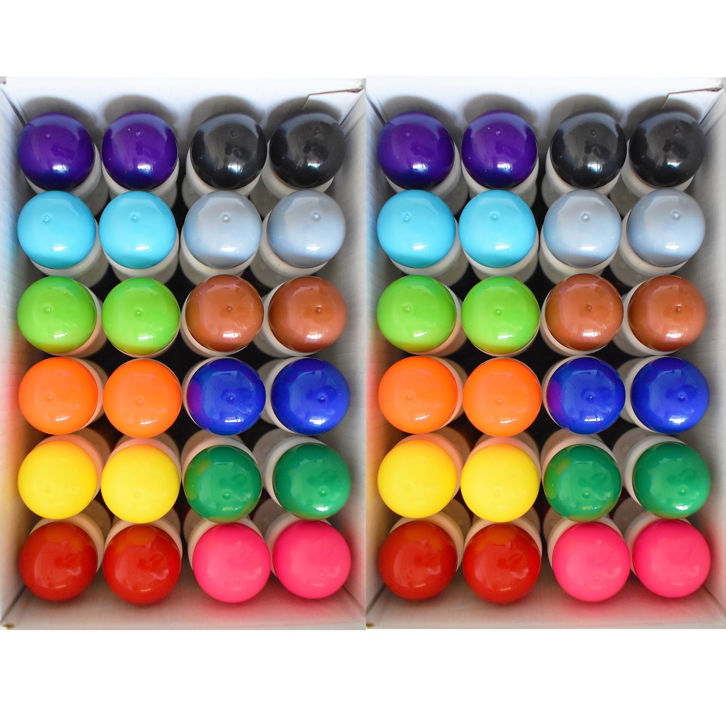 Yuanhe Bingo Daubers Dot Markers — 48-Color Mixed Set, Bulk Pack