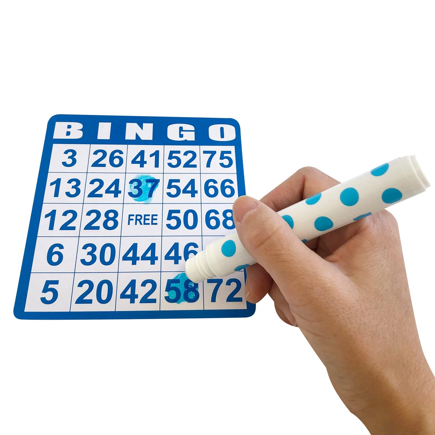Yuanhe Bingo Daubers 6 Pack – Mixed Colors for Kids & Family Fun