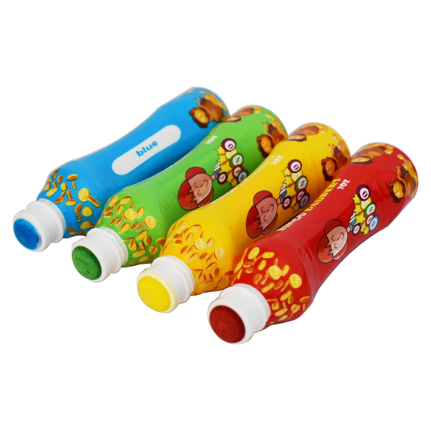 Yuanhe Bingo Daubers Dot Markers – 3 oz, 24 Pack (12 Colors) for Arts & Crafts