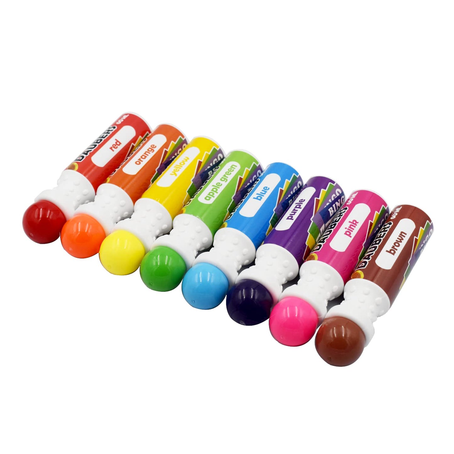 Yuanhe Bingo Daubers Dot Markers – Mixed Colors 8-Pack | Quick-Dry Ink, Mess-Free