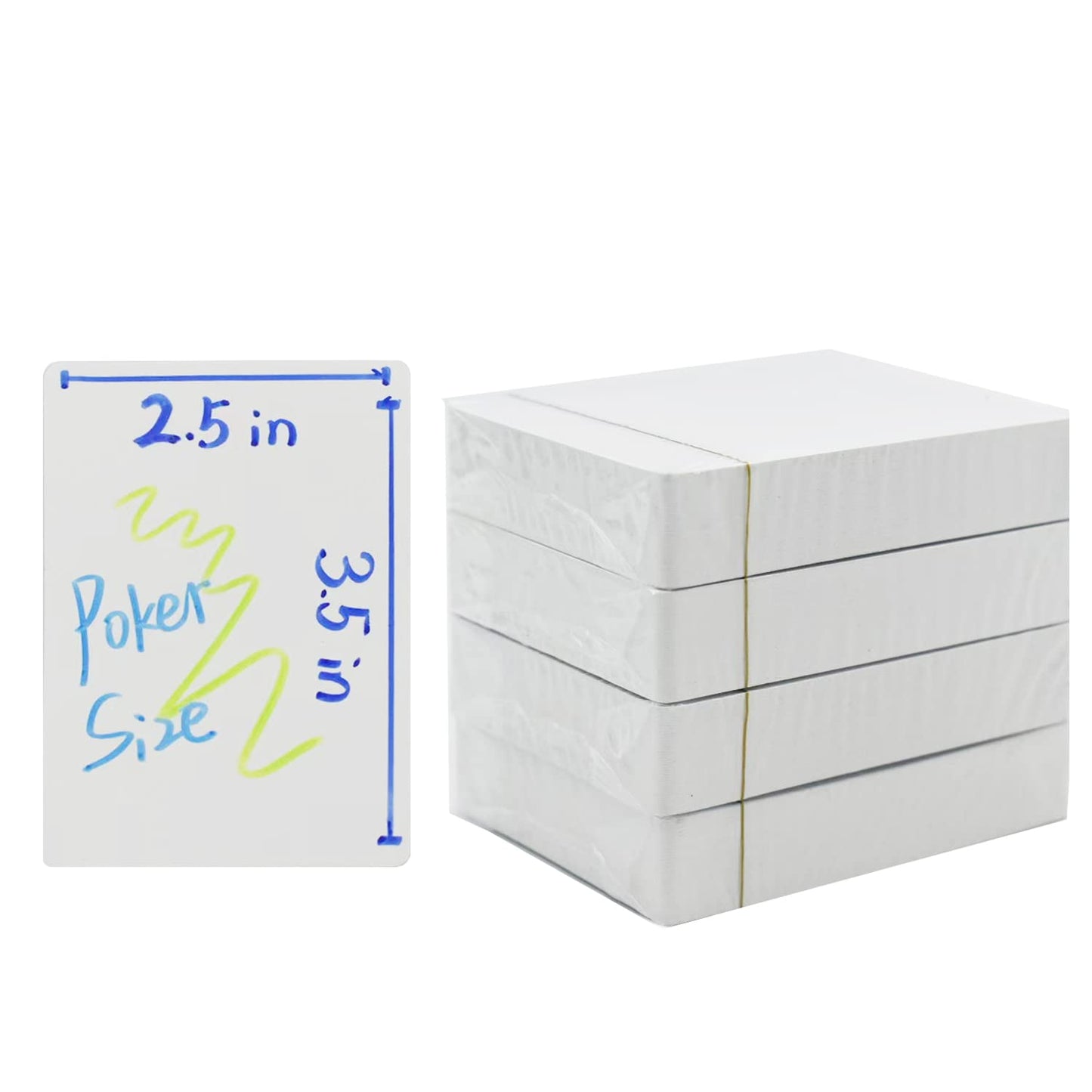 Yuanhe Blank Playing Cards – 216 Printable Poker-Size Cards for DIY Games