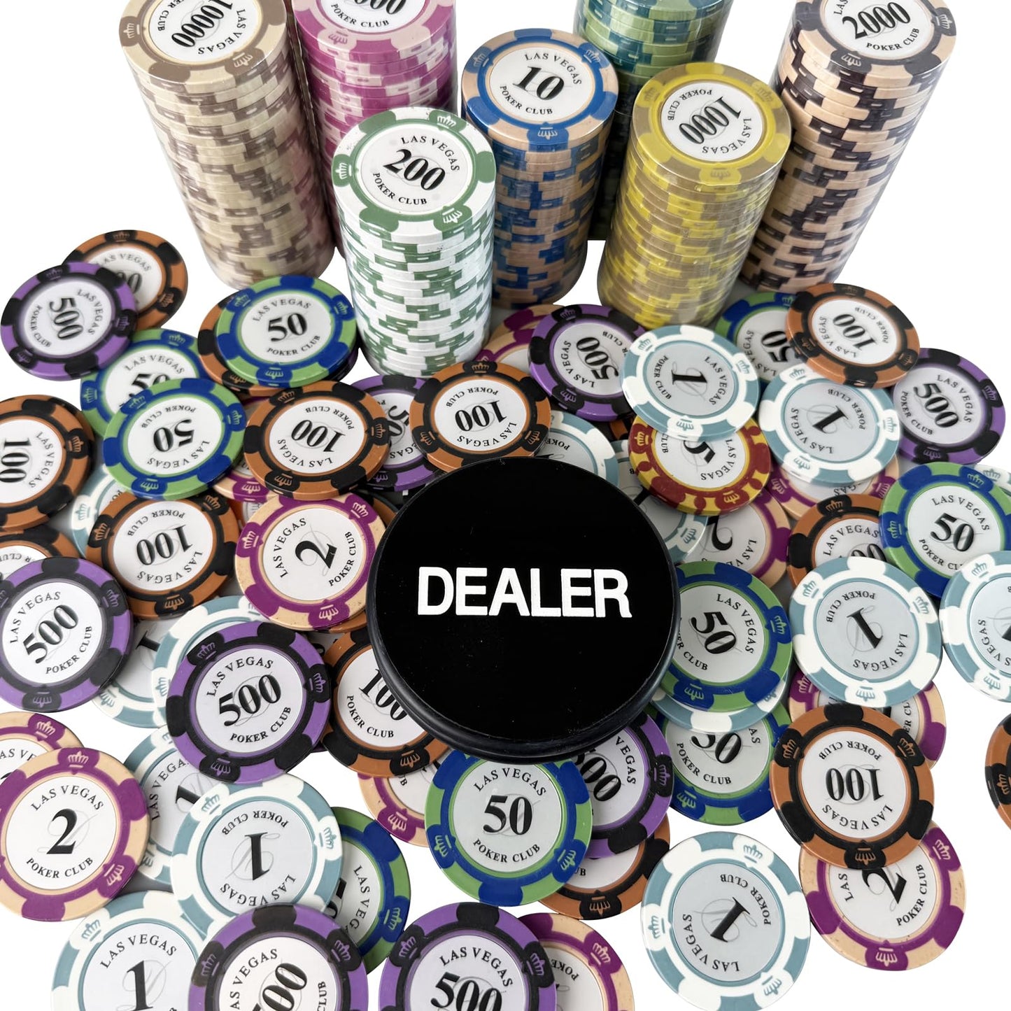 Yuanhe Casino Craps Dealer Button - 3-Inch Double-Sided Puck Markers for Poker, Texas Hold'em & Card Games