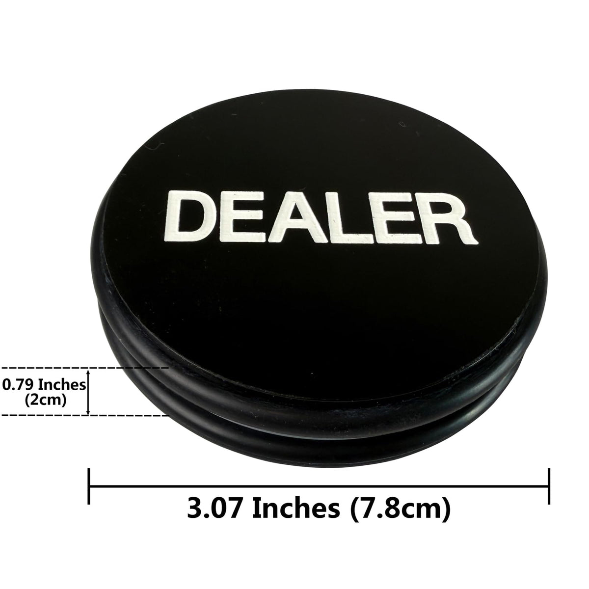 Yuanhe Casino Craps Dealer Button - 3-Inch Double-Sided Puck Markers for Poker, Texas Hold'em & Card Games