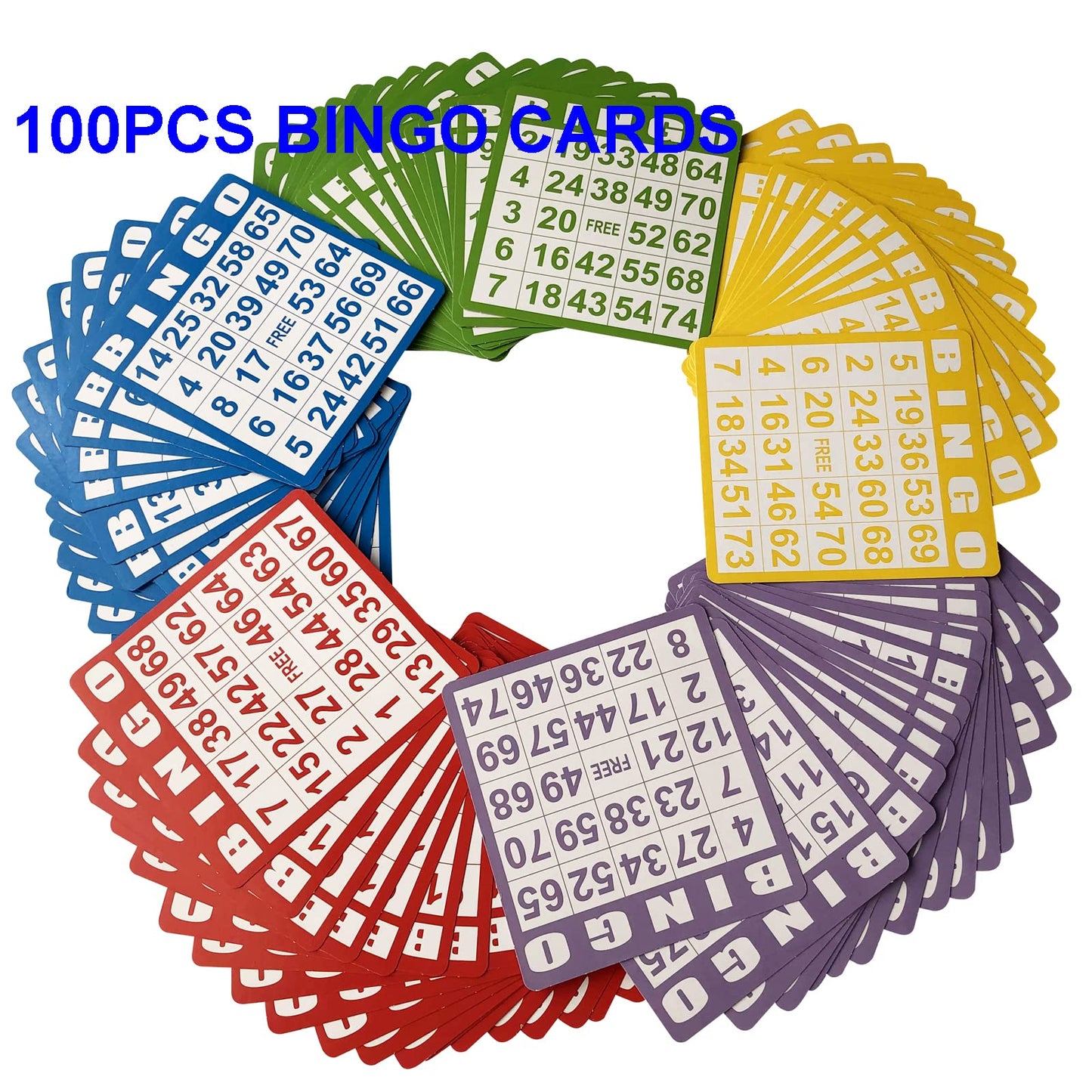 Yuanhe Deluxe Bingo Game Set – 8-Inch Cage, 500 Chips, 100 Cards, 75 Balls