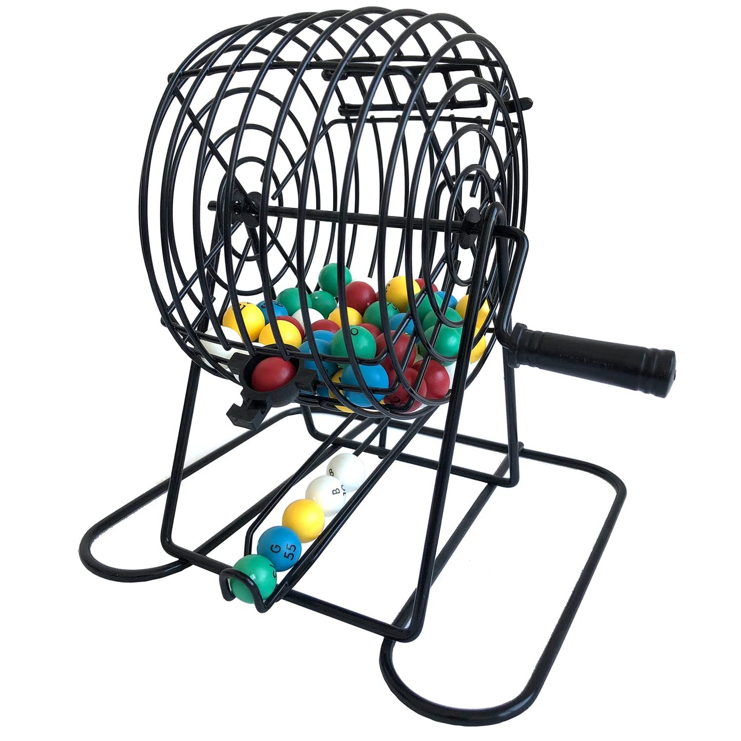 Yuanhe Deluxe Bingo Game Set – 8-Inch Cage, 500 Chips, 100 Cards, 75 Balls
