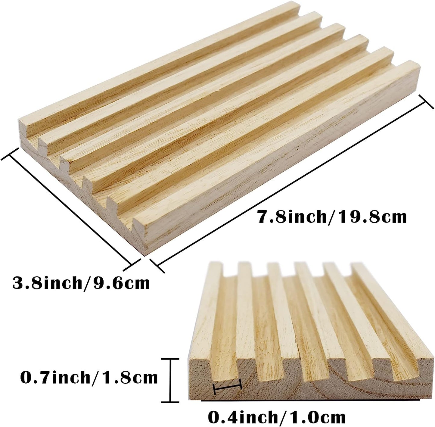 Yuanhe Domino Holder Trays – Set of 4 Wooden Tile Racks for Mexican Train Rummy & Chickenfoot