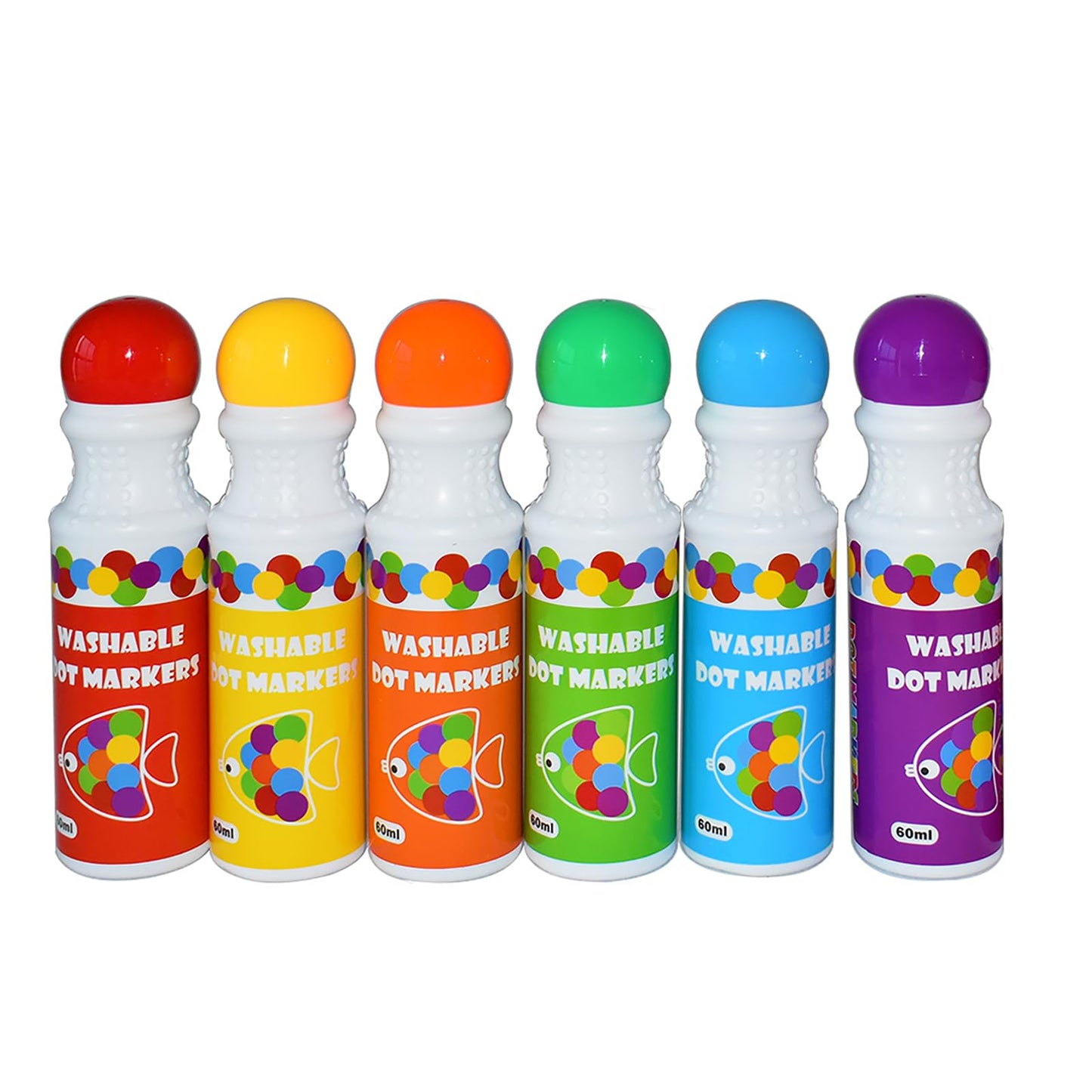 Yuanhe Dot Markers Bingo Daubers – 6 Washable Colors for Toddlers & Kids Art