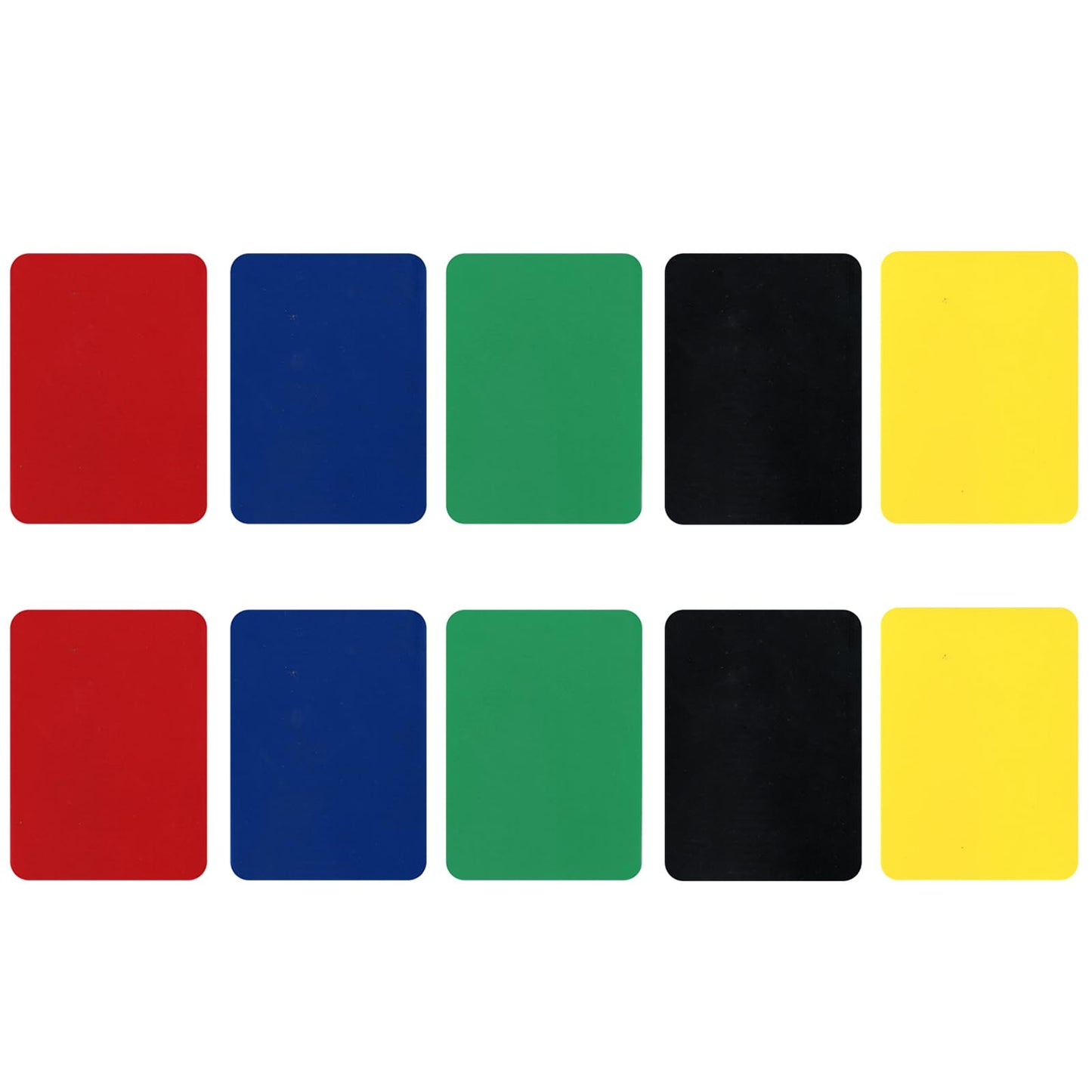 Yuanhe 10-pack Poker Cut Cards – Multi-Color Poker Size Cutting Cards for Home Games