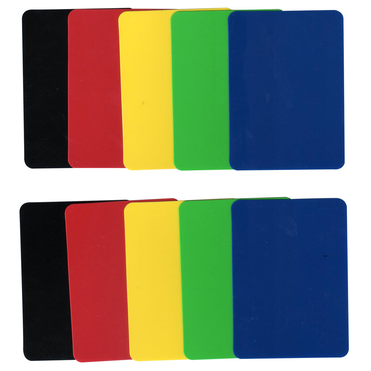 Yuanhe 10-pack Poker Cut Cards – Multi-Color Poker Size Cutting Cards for Home Games