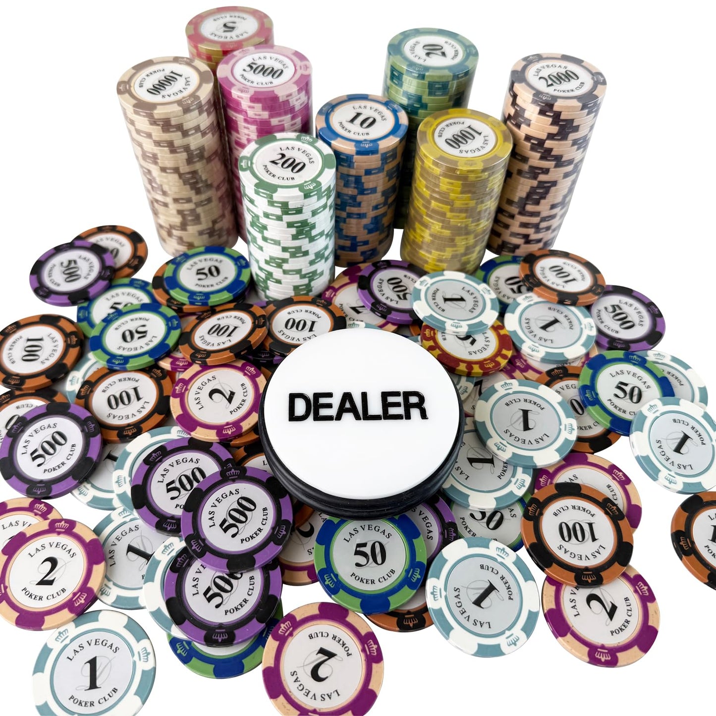Yuanhe Casino Craps Dealer Button - 3-Inch Double-Sided Puck Markers for Poker, Texas Hold'em & Card Games