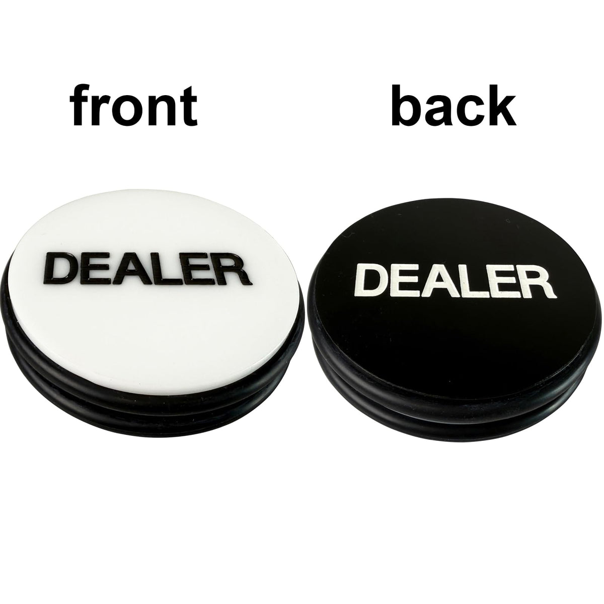 Yuanhe Casino Craps Dealer Button - 3-Inch Double-Sided Puck Markers for Poker, Texas Hold'em & Card Games