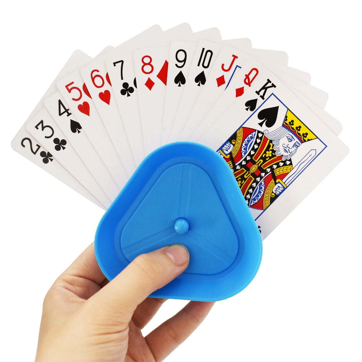 Yuanhe Triangle Hands-Free Card Holders – 4 Pack for Poker & Family Games
