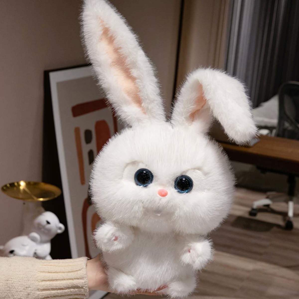 yuanpulalala Snowball Rabbit Boss Plush Doll - 12in / 30cm | Secret Life of Pets