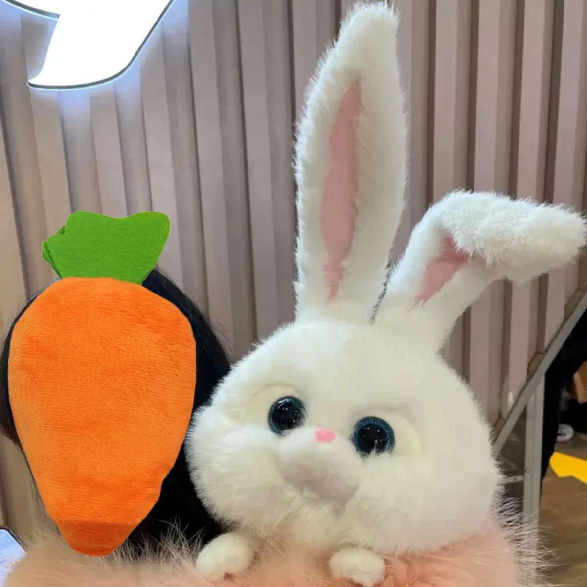 yuanpulalala Snowball Rabbit Boss Plush Doll - 12in / 30cm | Secret Life of Pets
