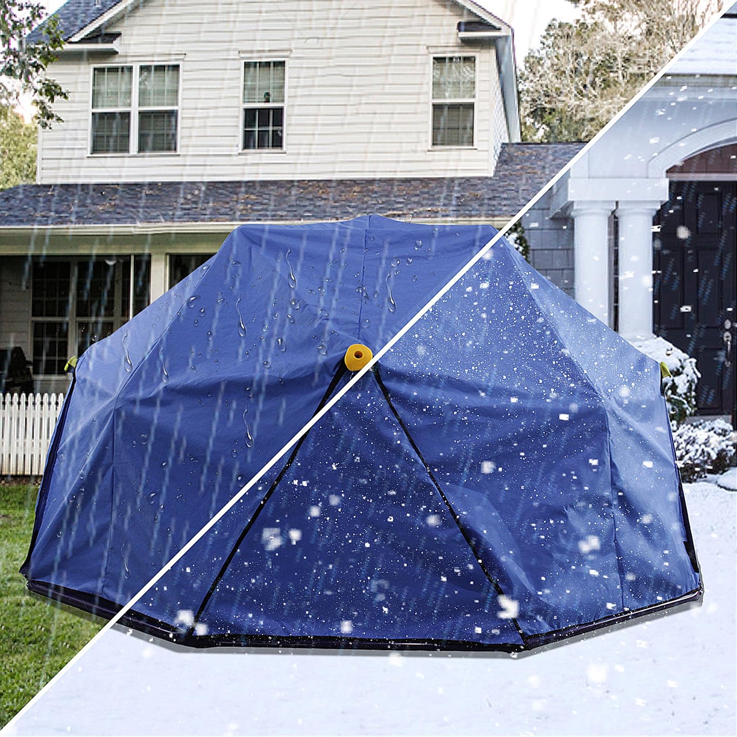YuAnWe 10ft Dome Canopy Cover for Outdoor Play — UV-Resistant, Breathable, Washable
