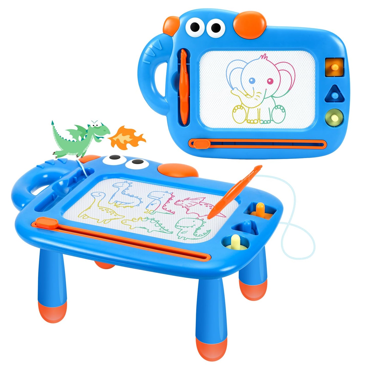 YUBALEER Magnetic Drawing Board for Toddlers 1-3 | Mess-Free Doodle Board