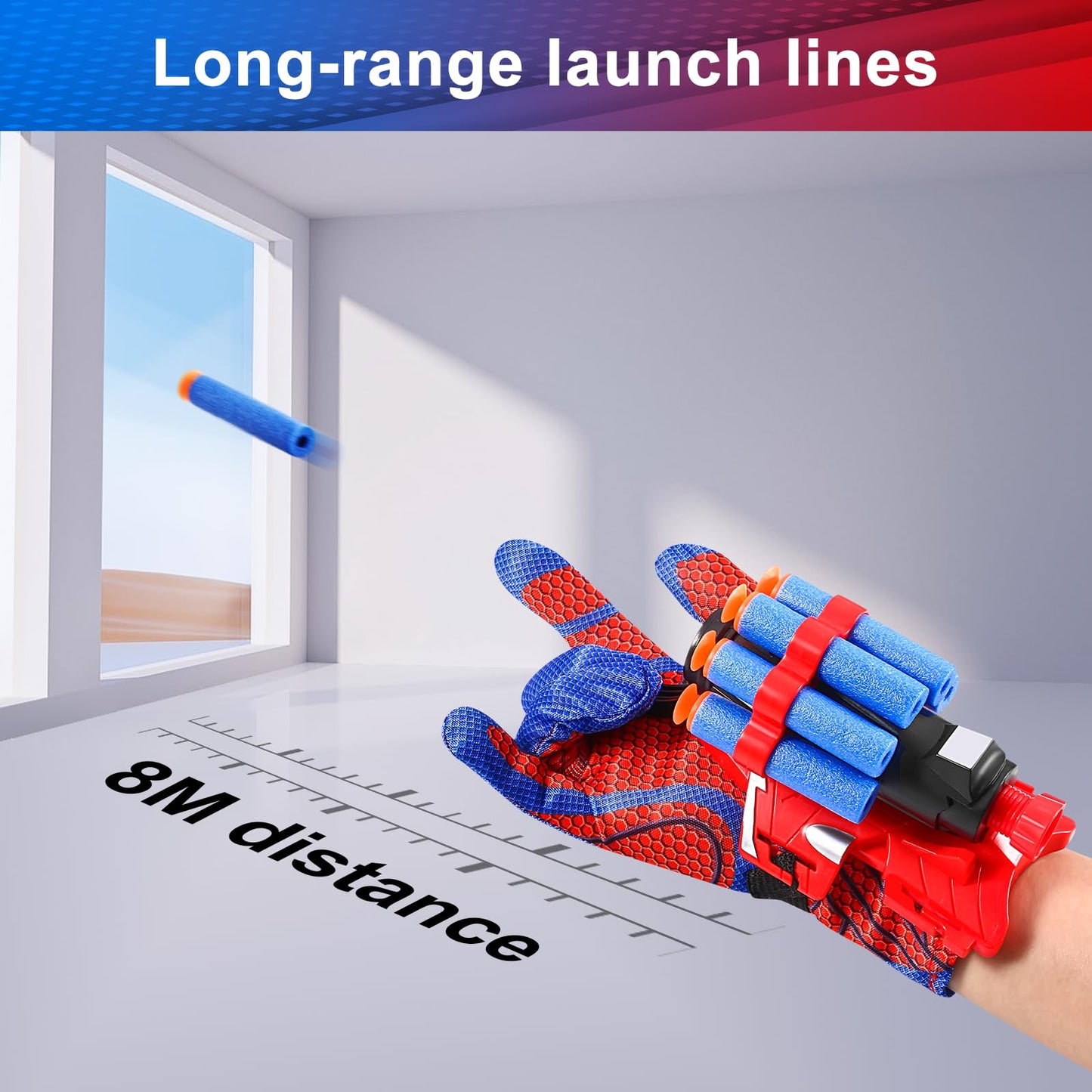 YUCCKYOU Realistic Spider Soft Bullet Shooter — Wrist Cosplay Blaster for Kids 8+
