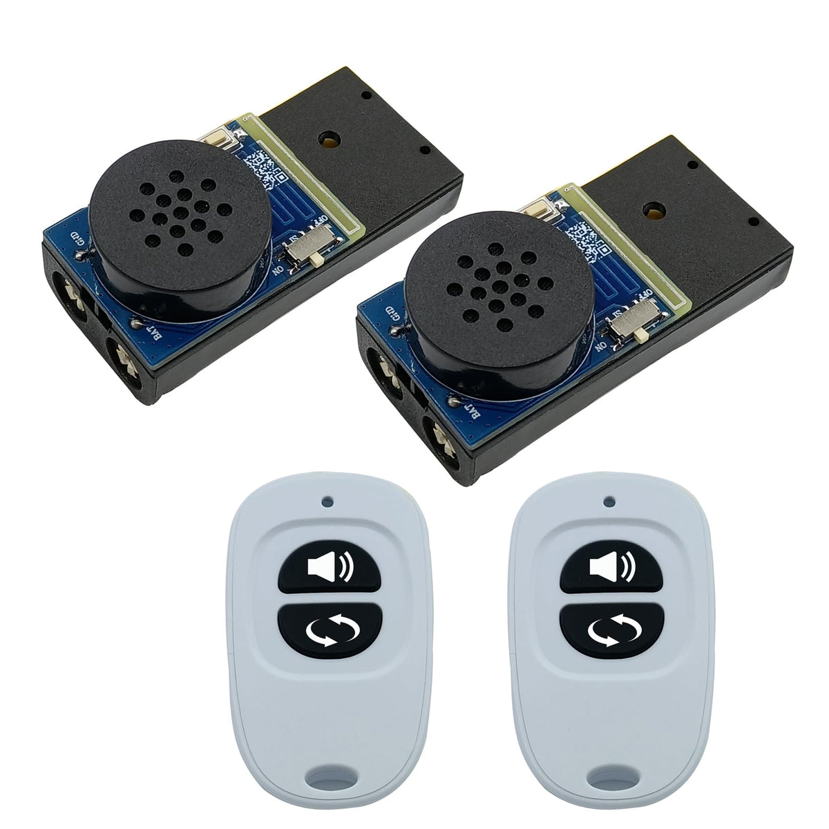 YueFeiAud Cricket Noise Maker Prank – Remote Control 2-Pack for Parties, Office, Home
