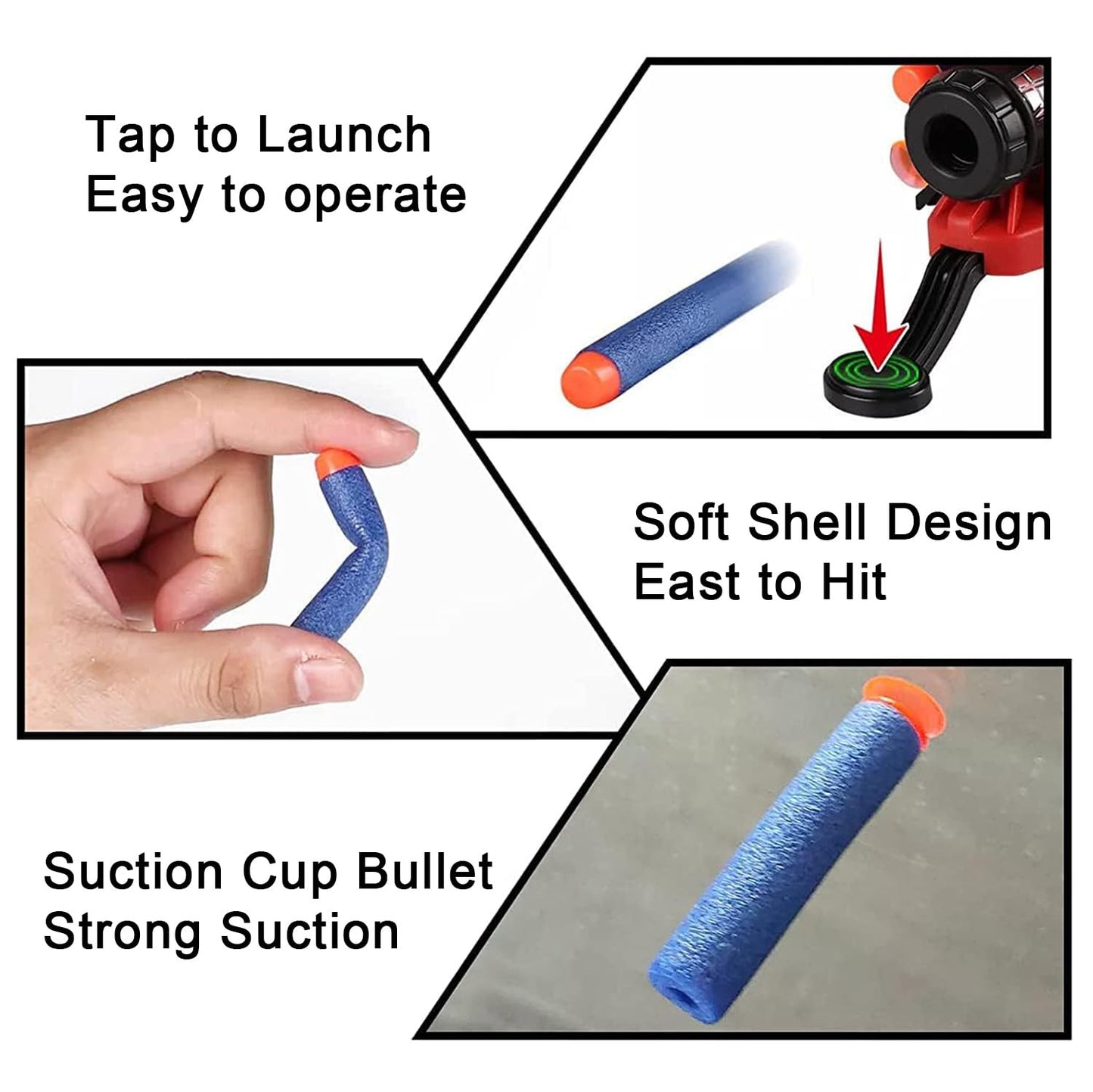 YUETIANE Spider Web Shooter Set – 2 Gloves, 2 Wrist Launchers, Darts for Kids (Easter Basket Stuffers)