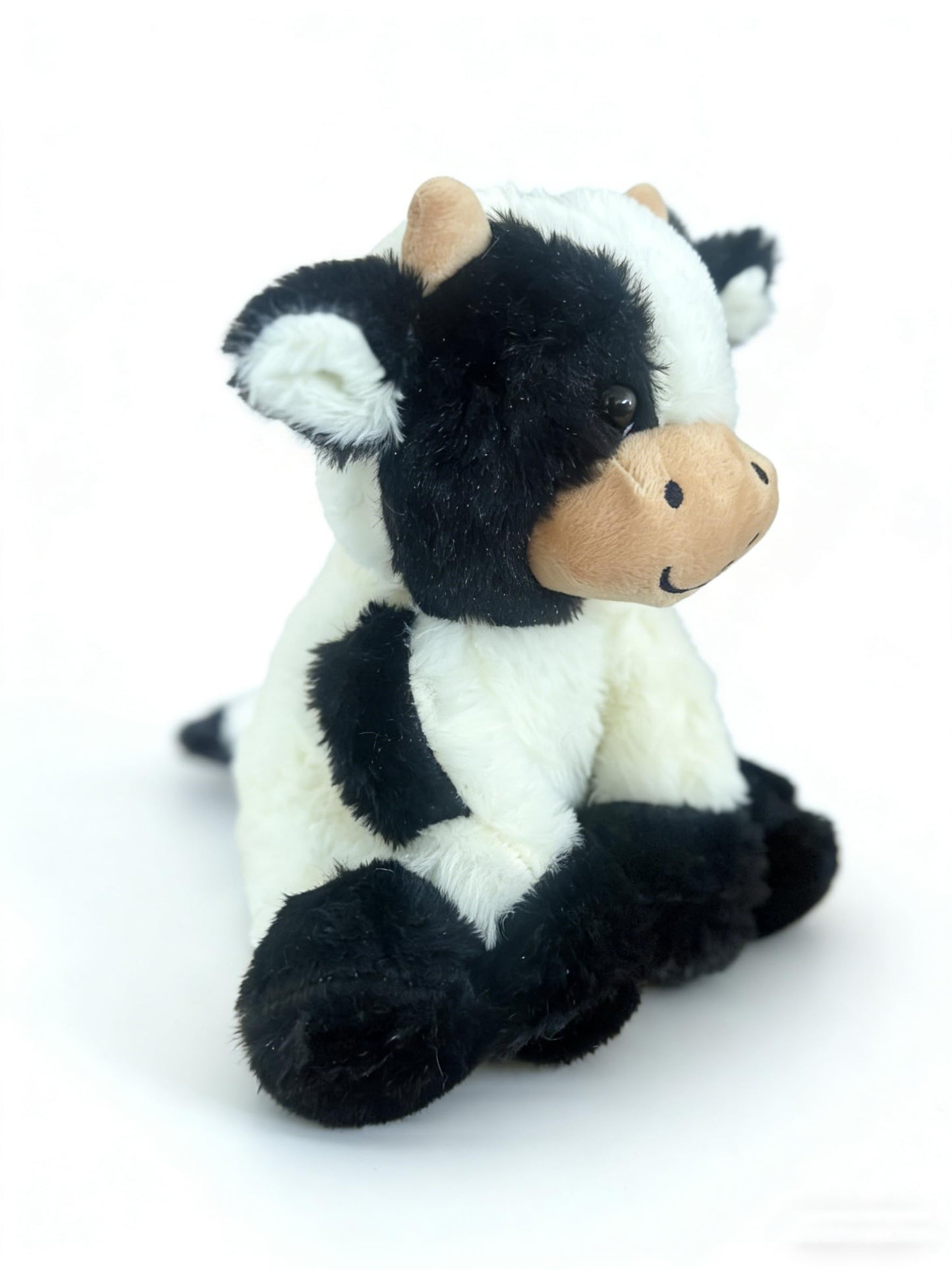 YUKOUQIAN Cow Stuffed Animal Plush 8-Inch Soft Toy – Cute Plush Cow for Kids