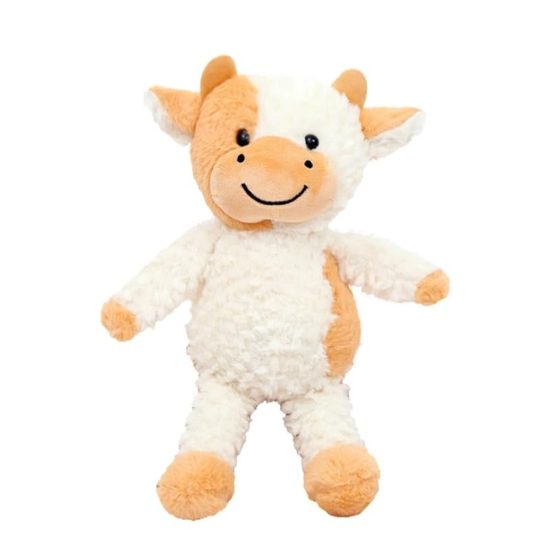 YUKOUQIAN Cow Plush Doll Toy - 11.8 inch Soft Plush Cow for Kids