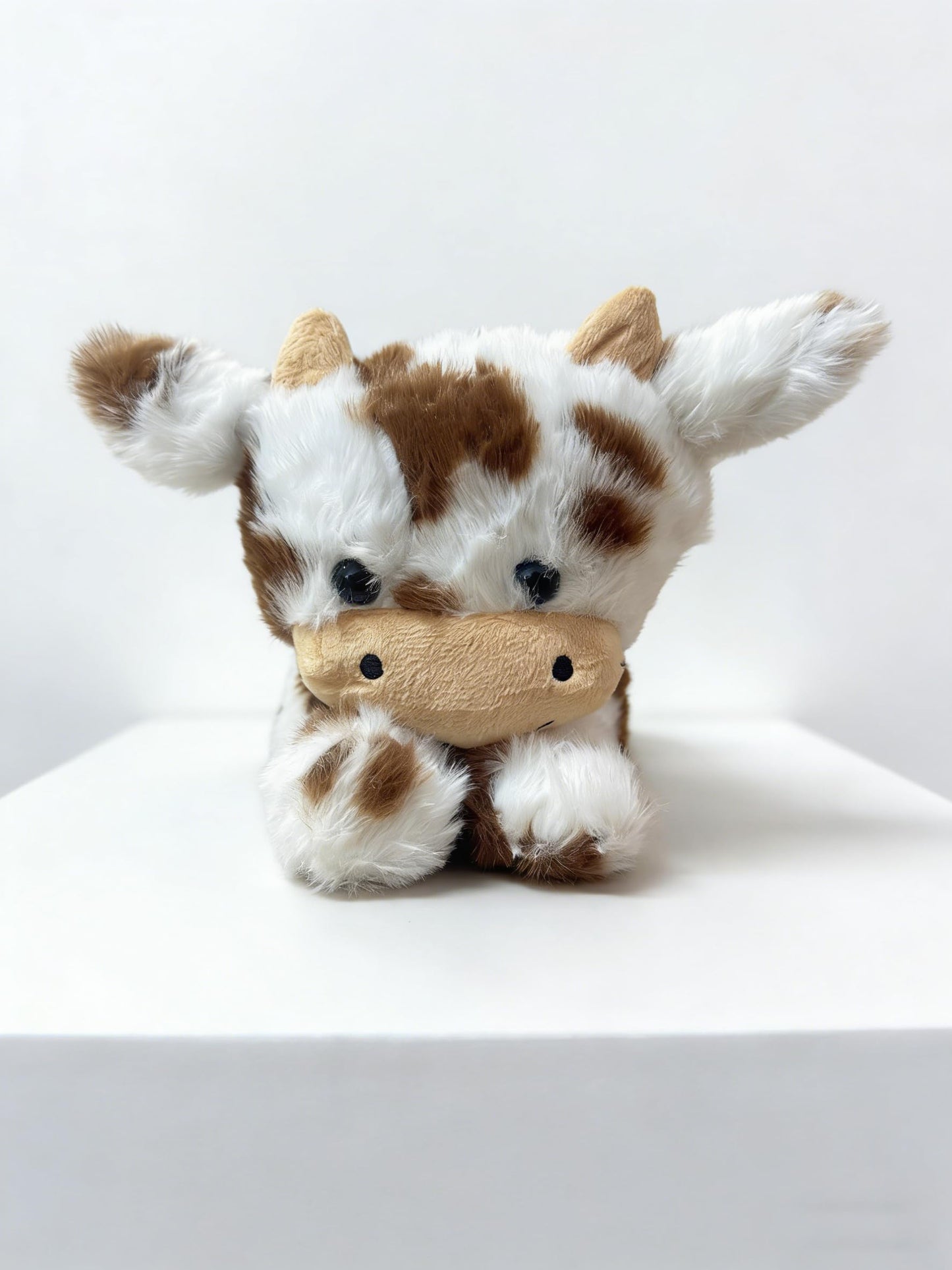 YUKOUQIAN Cute Cow Plush – 8" Soft Stuffed Animal for Kids, Unique Pattern Cow Doll