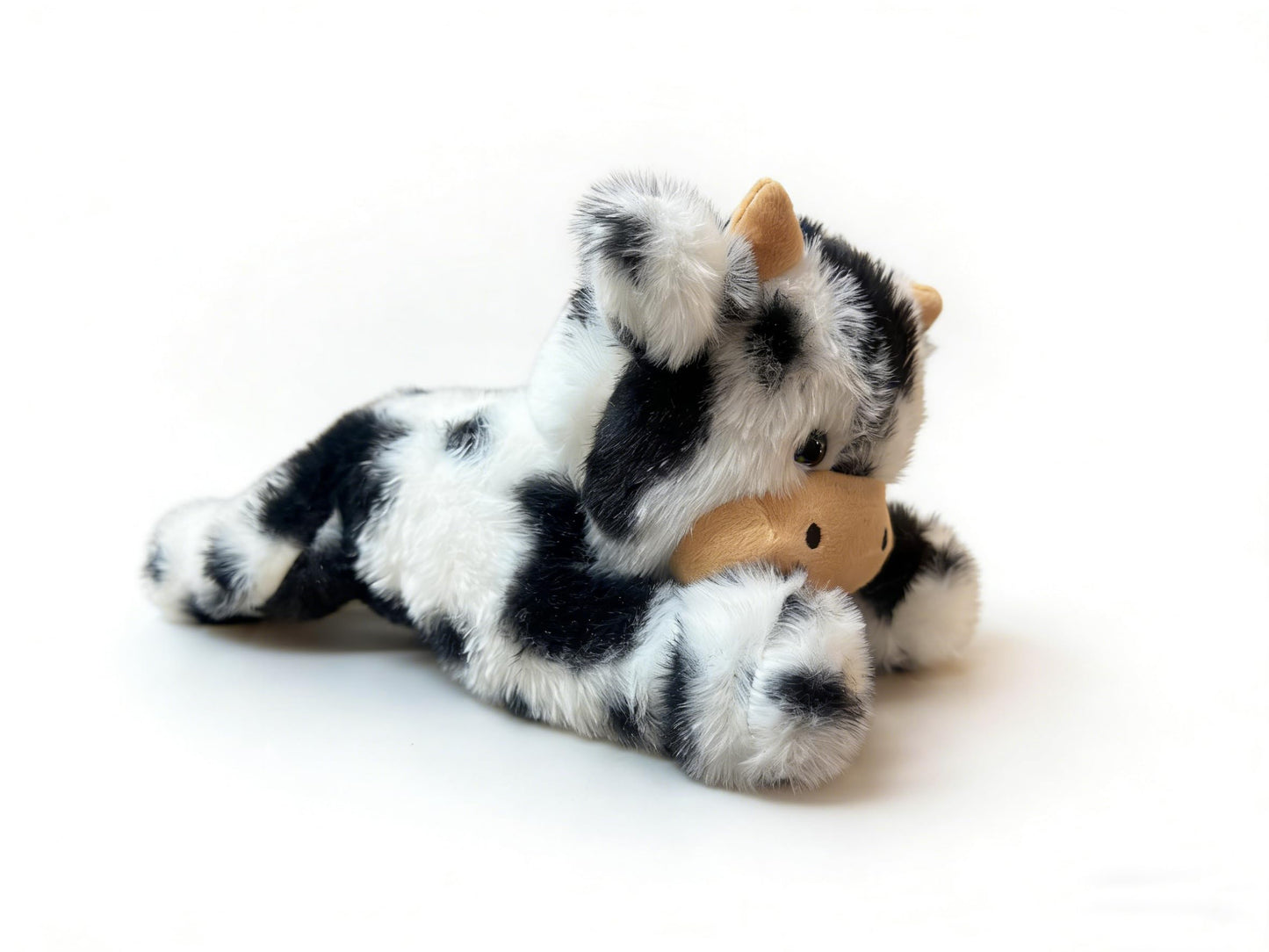 YUKOUQIAN Cute Cow Plush — 10-Inch Soft Stuffed Toy for Kids