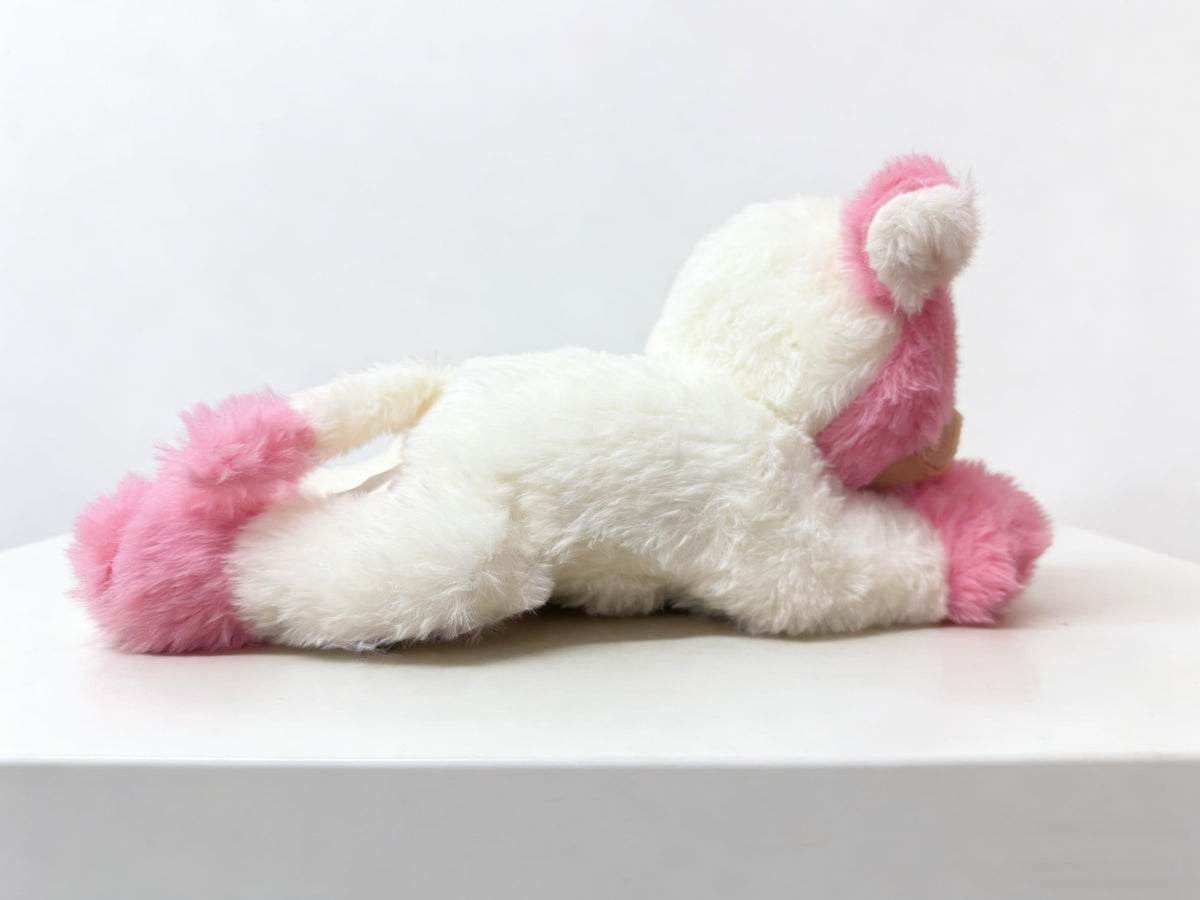 YUKOUQIAN Cow Plush Stuffed Animal Toy – 10-Inch Pink Soft Cuddle Doll for Kids
