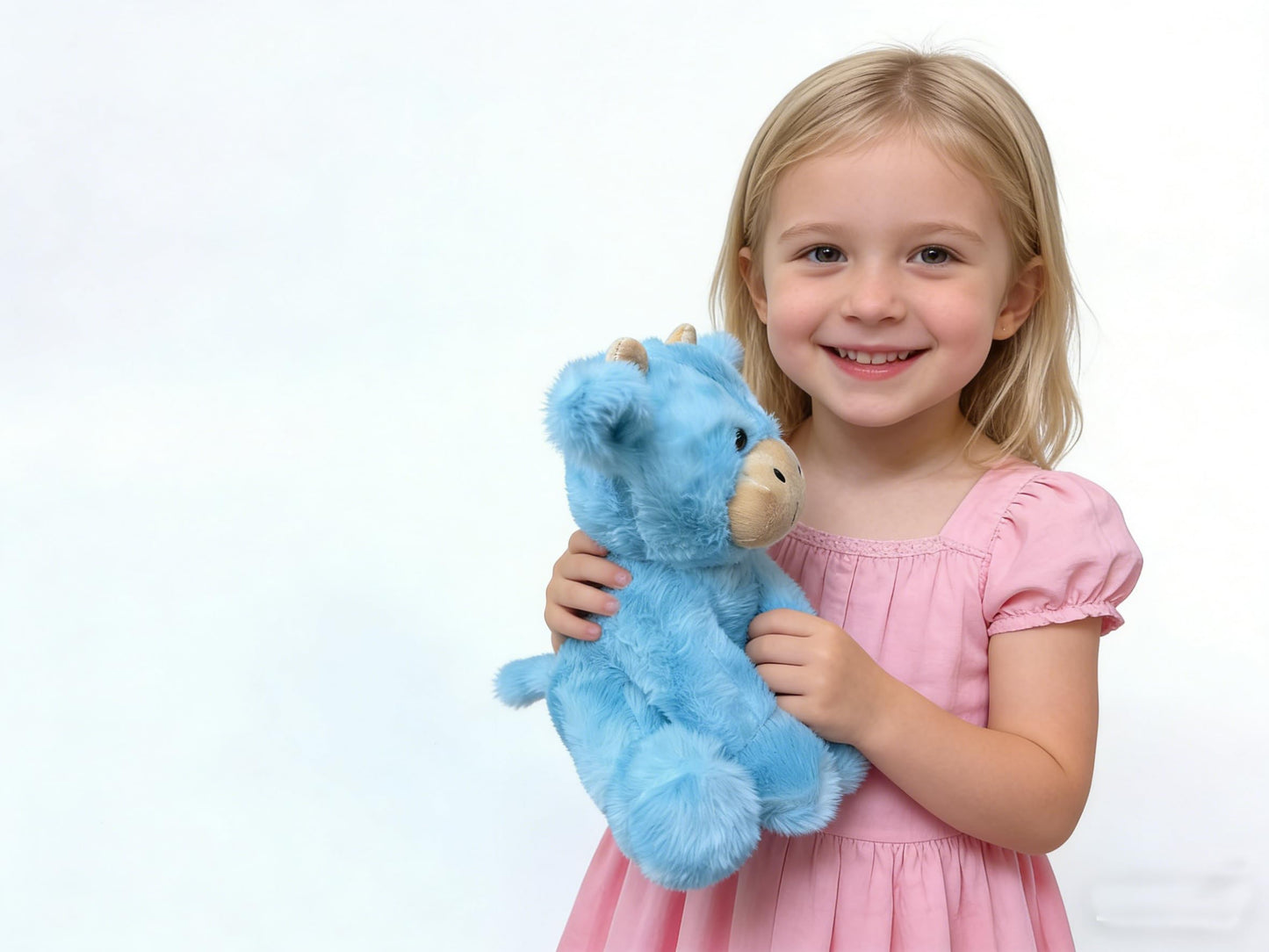 YUKOUQIAN Cute Cow Plush - 8 Inch CAI Blue | Soft Plush Toy for Kids